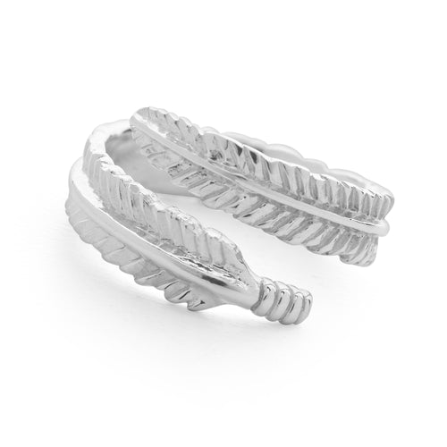 White Feather Ring