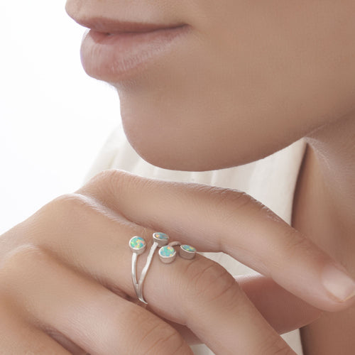 Opal Vine Ring (Adjustable)