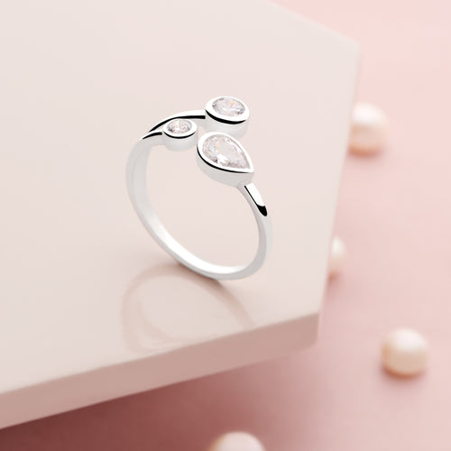 Frosted Petal Ring