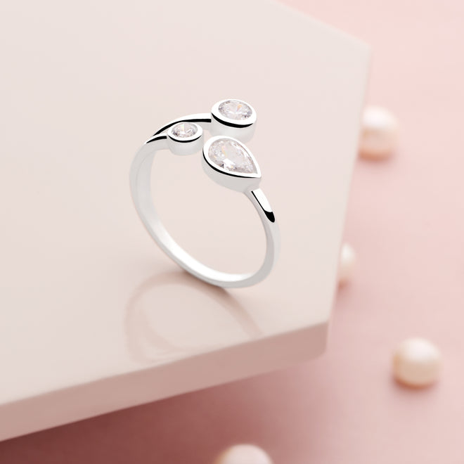 Frosted Petal Ring