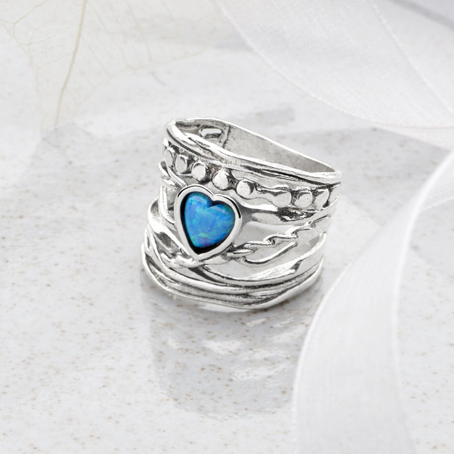 Heart Of Opal Ring