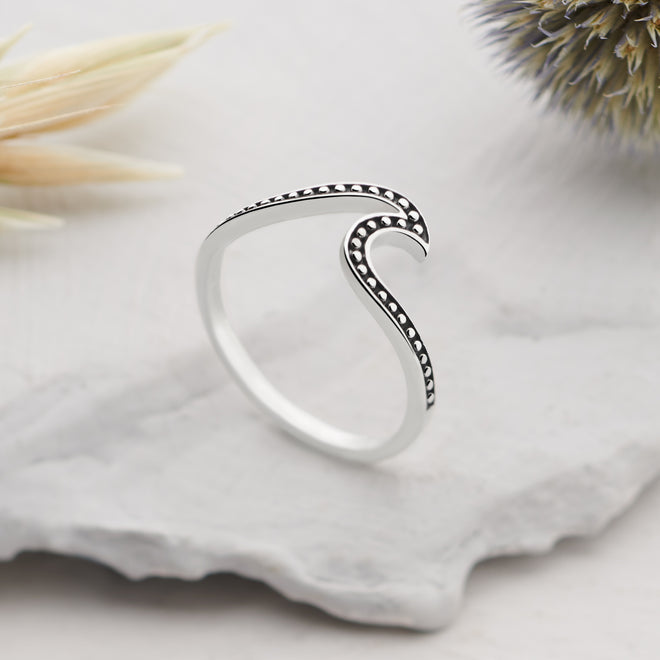 Bali Wave Stack Ring