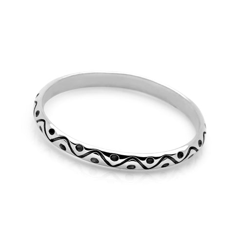 Silver Dune Stack Ring