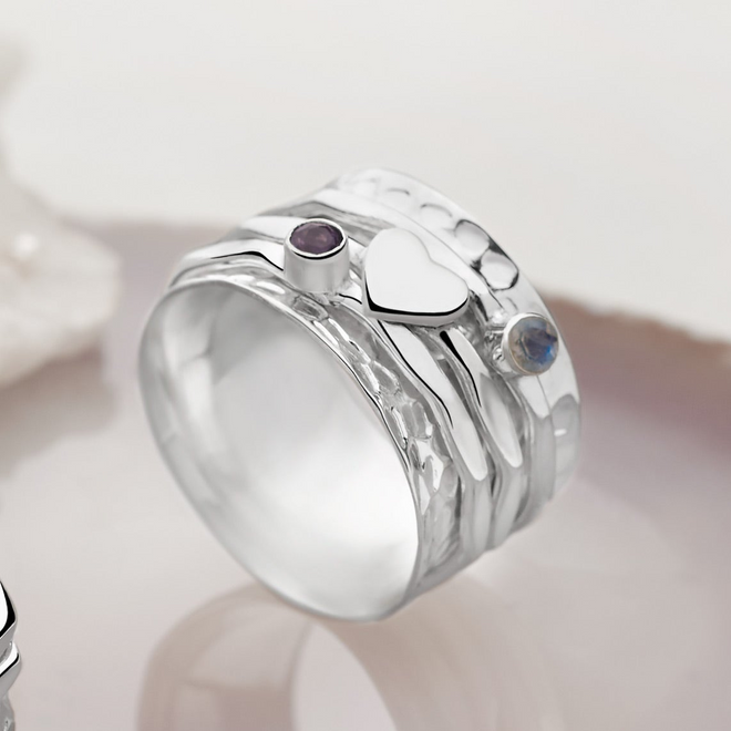 Love Drops Spin Ring
