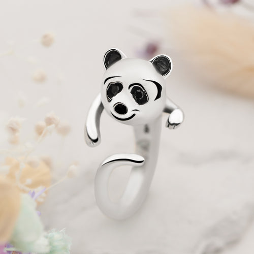 Cute Panda Ring | Gift Finder | R2296 – Silver by Mail