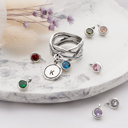 Personalised Birthstone Ring