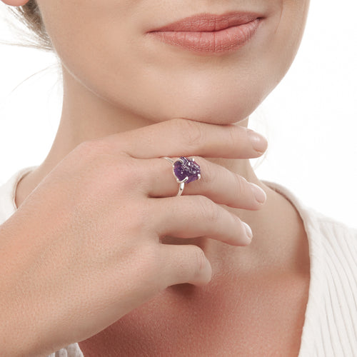 Amethyst Muse Ring