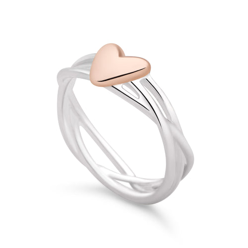 Heart of Rose Gold Ring