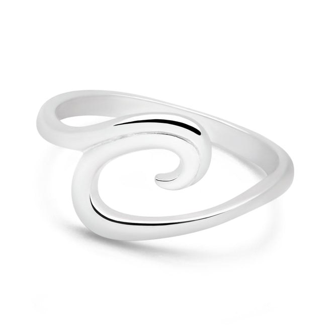 Silver Shoreline Ring