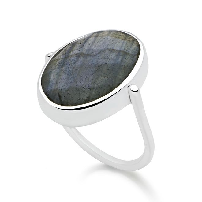 Labradorite Glow Ring