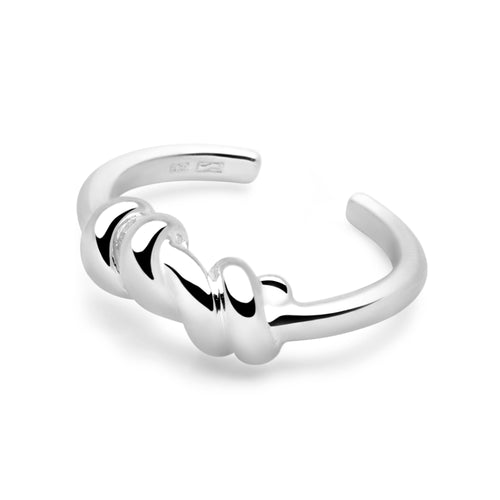 Silver Twist Ring