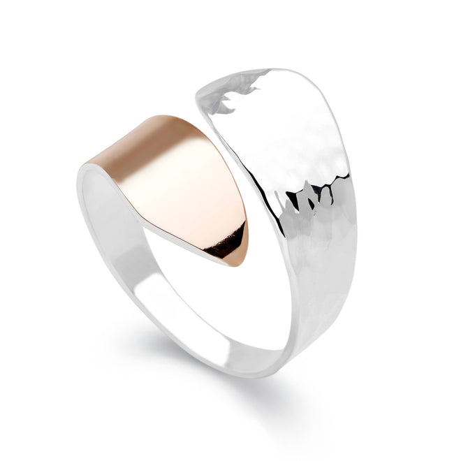Two-Tone Wrap Ring