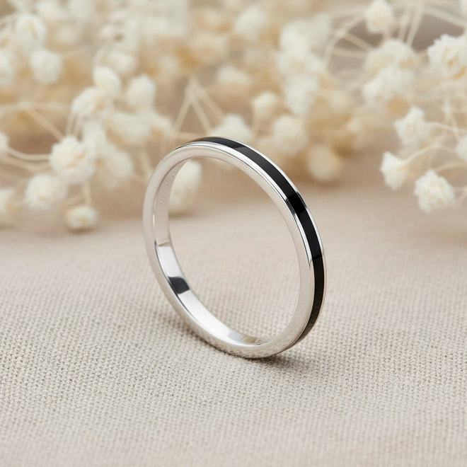 Black Stack Ring
