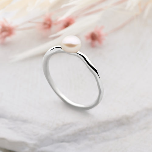 Serene Pearl Ring