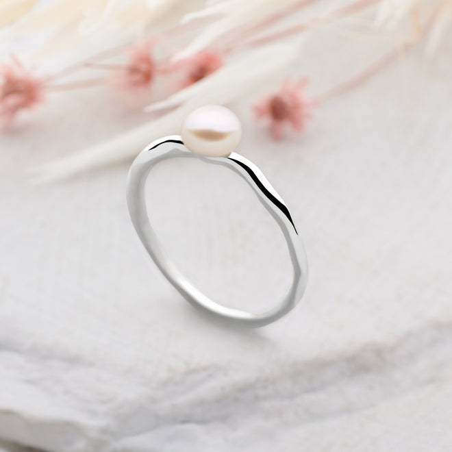 Serene Pearl Ring