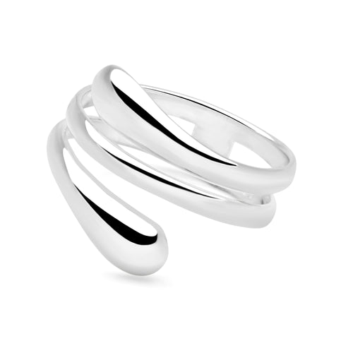 Sculpted Wave Ring