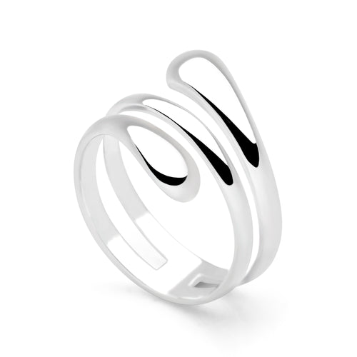 Sculpted Wave Ring