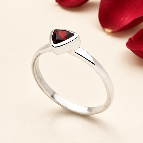 Sixth Sense Ring Garnet