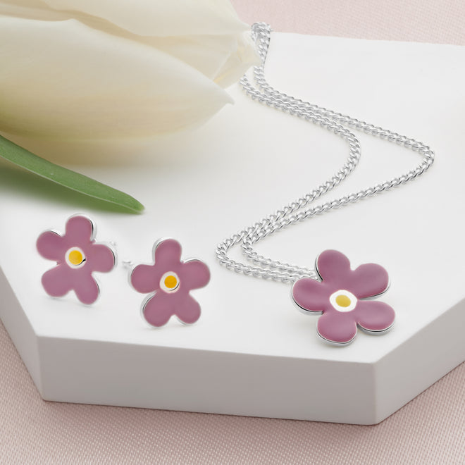 Forget Me Not Set Purple (E6170 + P3197)