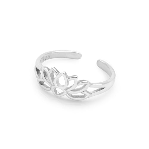 Lotus Flower Toe Ring