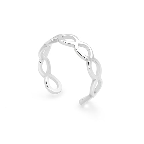 Coastal Wave Toe Ring