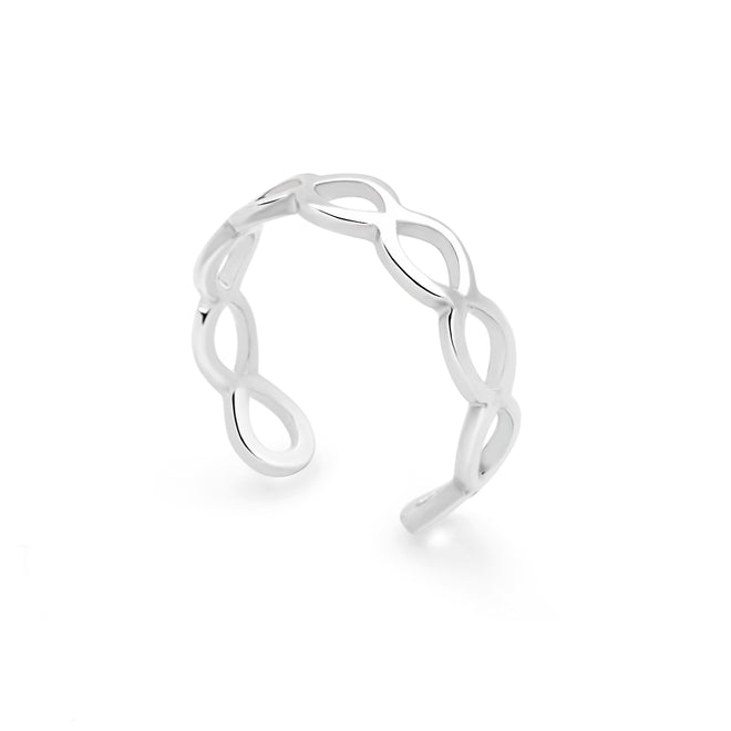 Coastal Wave Toe Ring