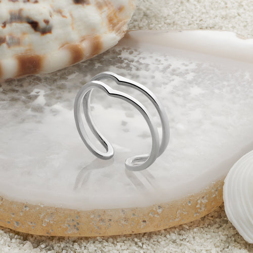 Water's Edge Toe Ring