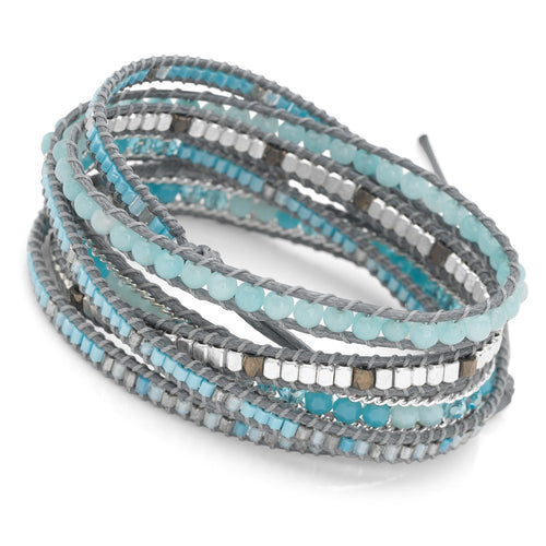 Ocean Azure Wrap Bracelet