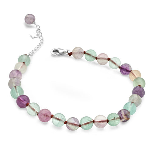 Beaded Fluorite Bracelet