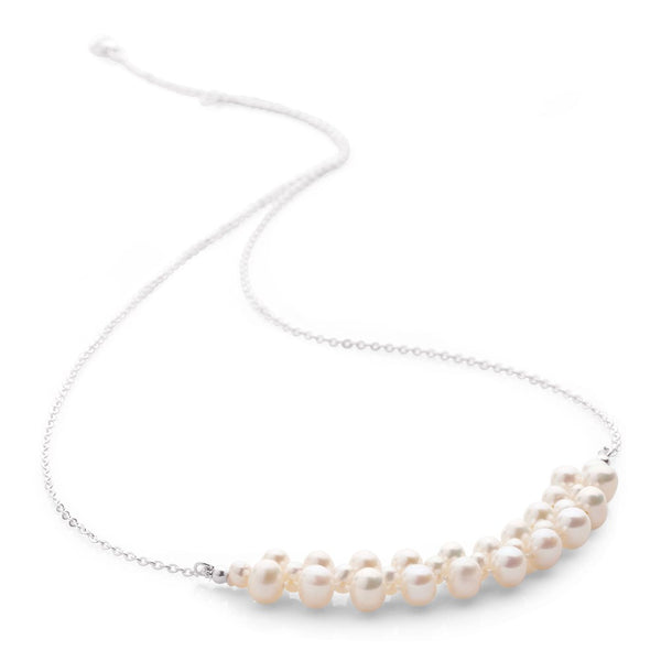 SILVER925 MICRO PEARL CHAIN NECKLACE /シルバー/ネックレス SILVER925 MICRO PEARL CHAIN NECKLACE /シルバー/ネックレス