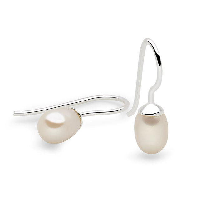 Le Pearl Drops Earrings (White Pearl)