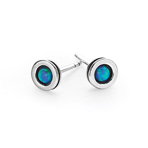 Opal Dot Studs