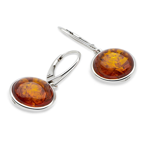 Amber Tree of Life Earrings