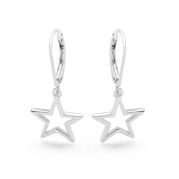 Star Shine Earrings | Silver Earrings | E4959 – Silver by Mail