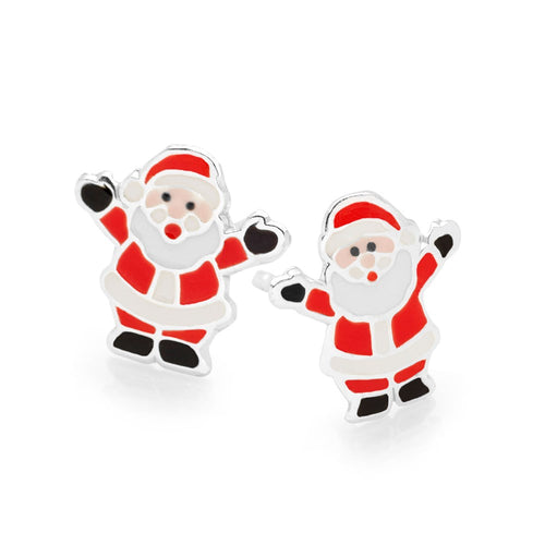 Happy Santa Studs