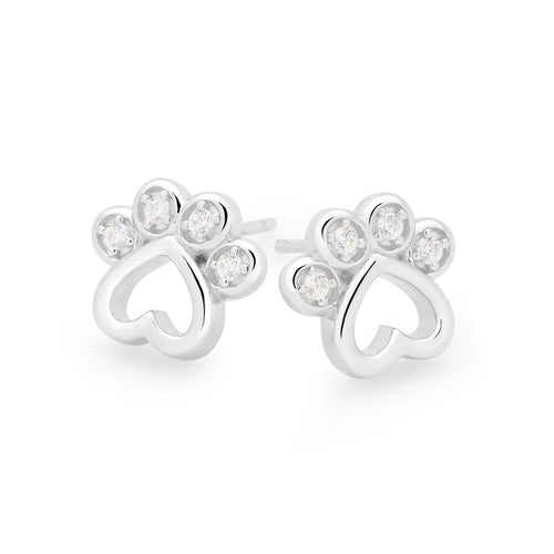 Sparkling Paw Studs
