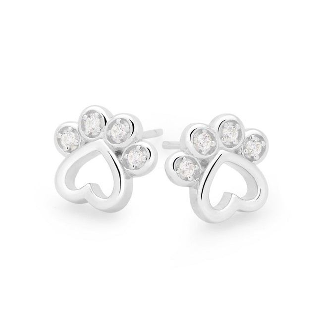 Sparkling Paw Studs