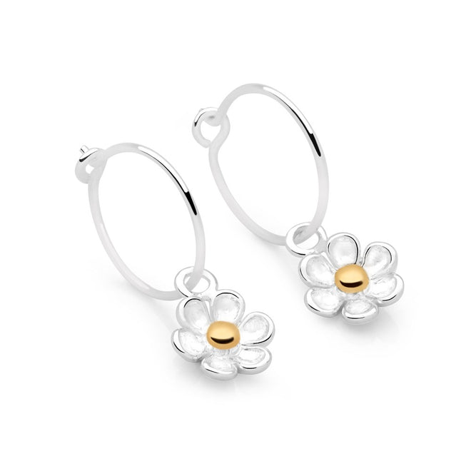 Daisy Bloom Hoops