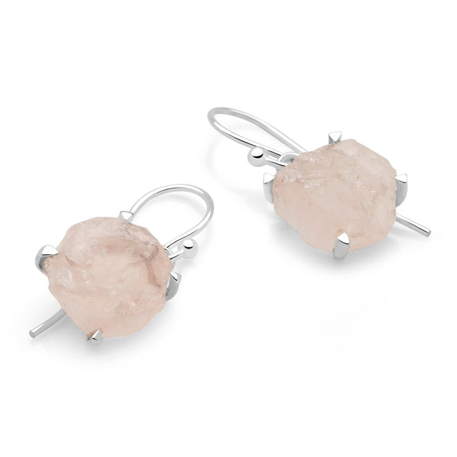 Rose Quartz Muse Earrings
