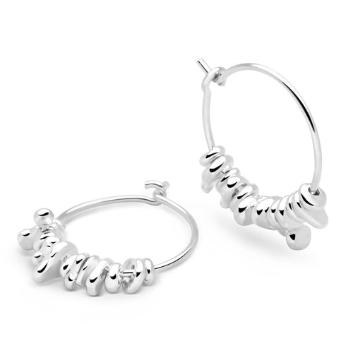 Molten Charm Hoops