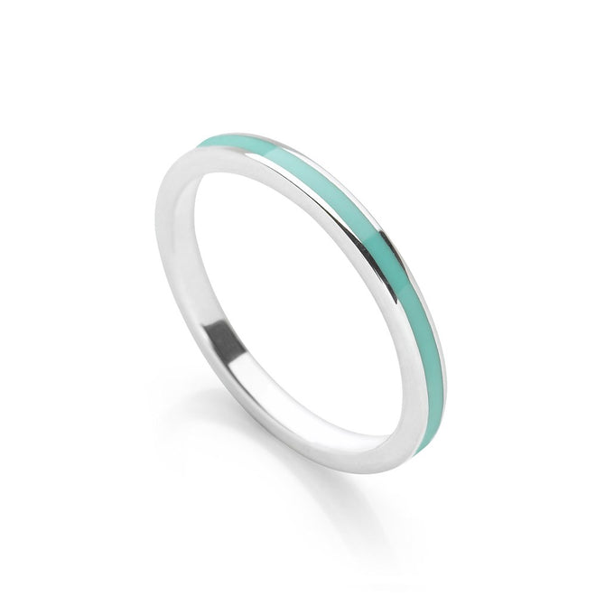Turquoise Blue Stack Ring