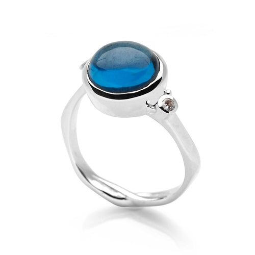 Stormy Blue Ring