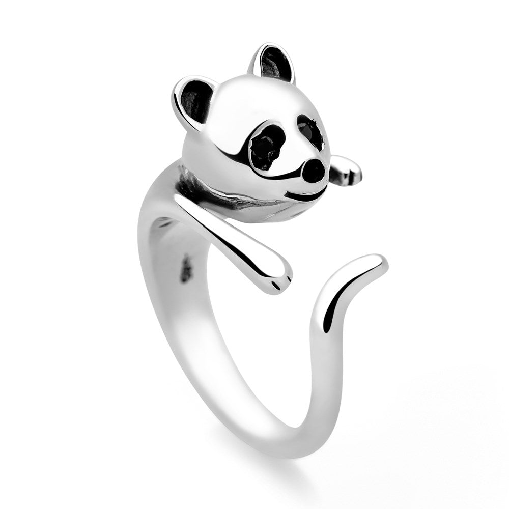 Cute Panda Ring | Gift Finder | R2296 – Silver by Mail