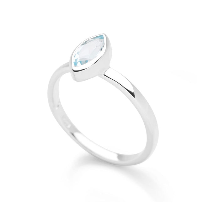 Sixth Sense Ring Blue Topaz