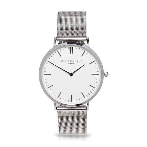 Elie Beaumont Oxford Small Silver Watch